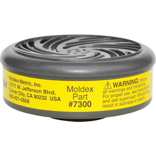 7000/9000 Series Respirator Filters, Gas/Vapour Cartridge, Organic Vapour/Acid Gas NTL Industrial