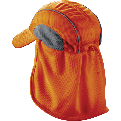 Chapeaux de refroidissement avec voiles pour le cou Chill-Its 6650, Orange haute visibilit&eacute; NTL Industrial
