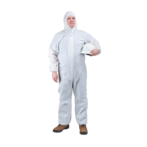 Combinaison protectrice, Moyen, Blanc, Microporeux/Polypropyl&egrave;ne NTL Industrial
