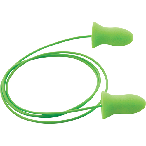 Meteors&reg; Foam Earplugs, Bulk - Box, Corded NTL Industrial