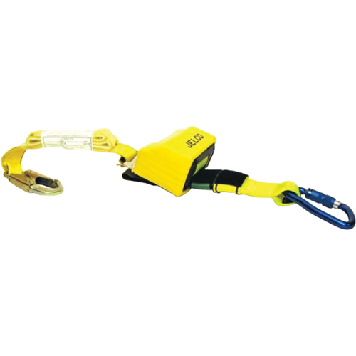 Retractable Lanyard, 9', Nylon, Swivel NTL Industrial