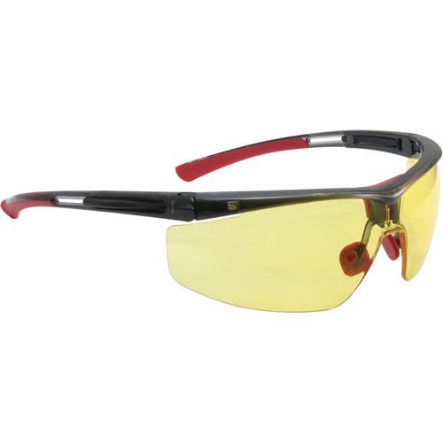 Uvex HydroShield&reg; North Adaptec Safety Glasses, Amber Lens, Anti-Fog/Anti-Scratch, ANSI Z87+/Meets/Exceeds CSA Z94.3 NTL Industrial