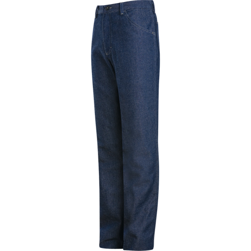 Flame-Resistant Relaxed Fit Denim Jeans, 32, x 37, Blue, 18 cal/cm² NTL Industrial