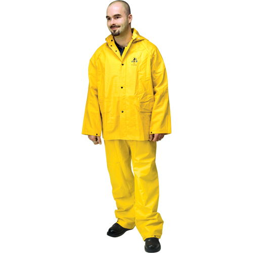 RZ500 Flame Resistant Rain Suit, Small, Yellow NTL Industrial