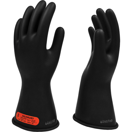 Salisbury  Rubber Insulating Gloves, ASTM Class 0, Size 7, 11" L NTL Industrial