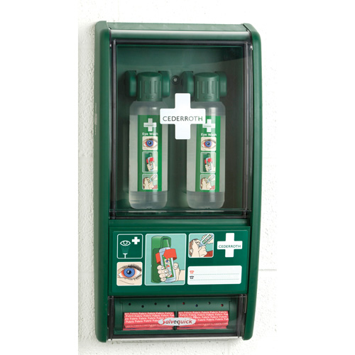 Douche oculaire Cederroth/Trousse de premiers soins Salvequick, Dispositif m&eacute;dical Classe 1, Station NTL Industrial