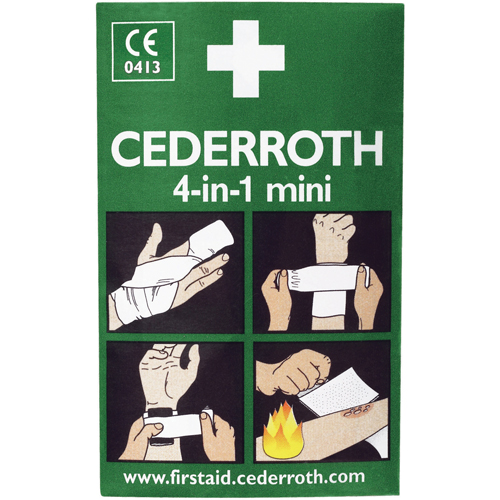 Coagulant 4-dans-1 Cederroth, 5" lo x 3" la NTL Industrial