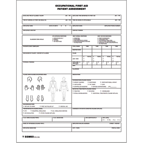 Diagramme d'&eacute;valuation du patient NTL Industrial