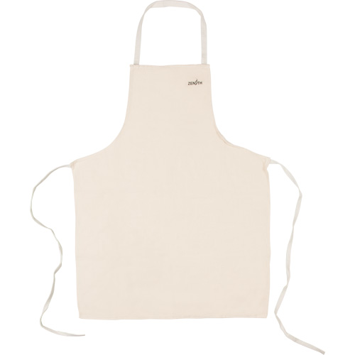 Apron, Cotton, 36" L x 29" W, Natural NTL Industrial