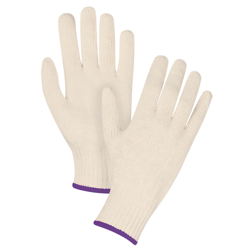 Gants en tricot d'usage standard, Poly/coton, Calibre 7, T-petit NTL Industrial