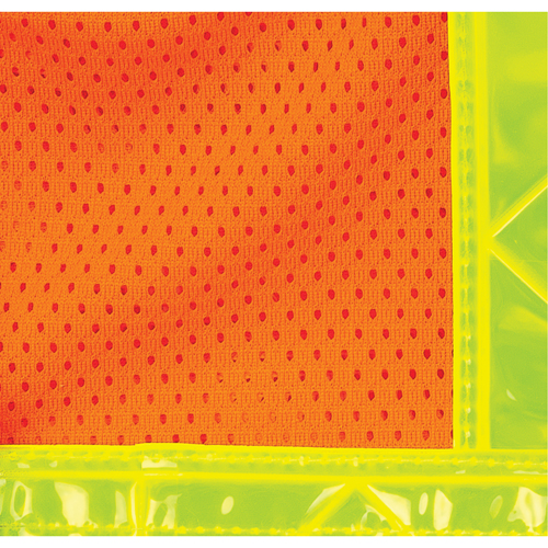 Veste de s&eacute;curit&eacute; d'usage standard, Orange haute visibilit&eacute;, Grand, Polyester NTL Industrial