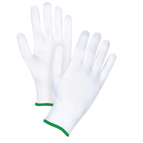 Gants tricot&eacute;s sans couture, Polyester, Calibre 10, Moyen NTL Industrial