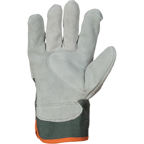 Gants d'ajusteur Endura, Grand, Paume en Cuir refendu, Doublure en Coton NTL Industrial