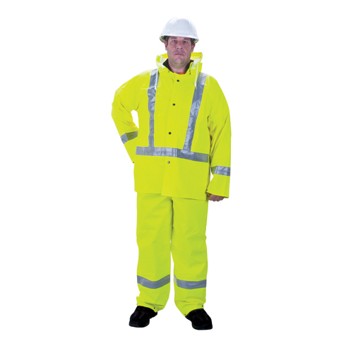 Imperm&eacute;able pour la circulation de premi&egrave;re qualit&eacute; RZ900, Polyester/PVC, Moyen, Jaune lime NTL Industrial