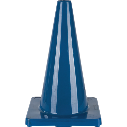 C&ocirc;ne de couleur pour la signalisation, 18", Bleu NTL Industrial