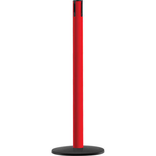 Advance TensaBarrier&reg; - Receiver Post, 36" High, Red NTL Industrial