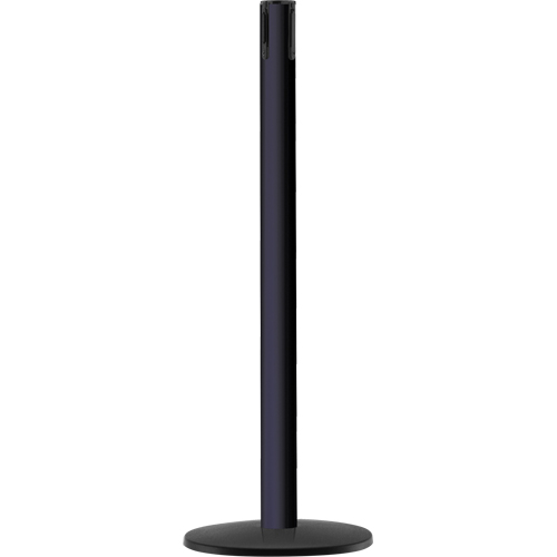 Advance TensaBarrier&reg; - Receiver Post, 36" High, Black NTL Industrial