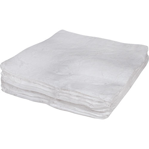 Feuilles absorbantes souffl&eacute;es de premi&egrave;re qualit&eacute;, Huile seulement, 30" x 30", 50 gal. d'absorption NTL Industrial