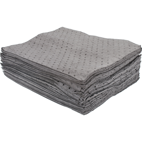 Premium Bonded Sorbent Pads, Universal, 15" x 17", 15 gal. Absorbancy NTL Industrial