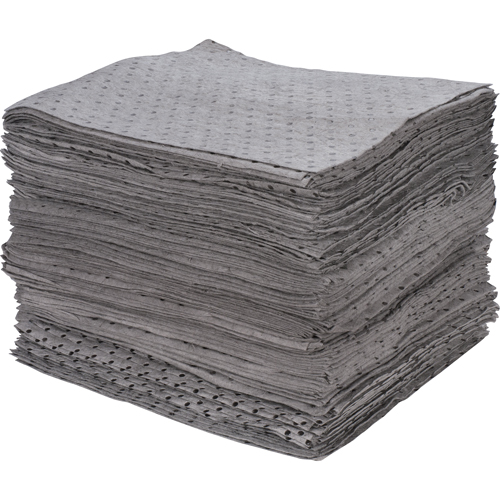 Premium Bonded Sorbent Pads, Universal, 15" x 17", 30 gal. Absorbancy NTL Industrial