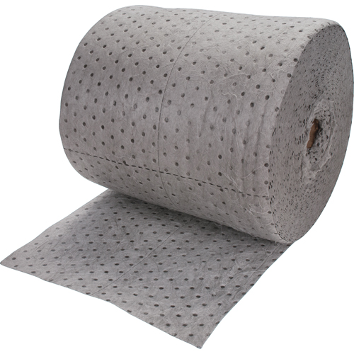 Premium Bonded Sorbent Rolls, Mediumweight, 150' L x 15" W, 20 gal. Absorbancy NTL Industrial