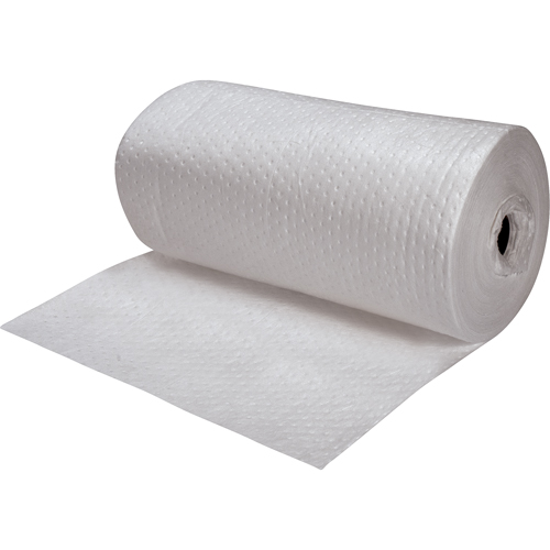 Premium Fine Fiber Sorbent Rolls, Heavyweight, 150' L x 30" W, 50 gal. Absorbancy NTL Industrial