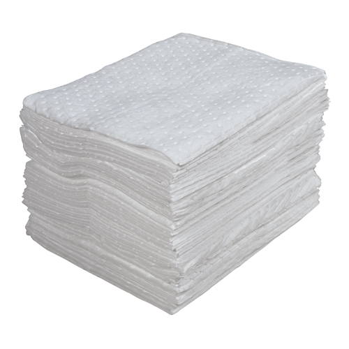 Premium Laminated (SMS) Sorbent Pads, Oil Only, 15" x 17", 30 gal. Absorbancy NTL Industrial