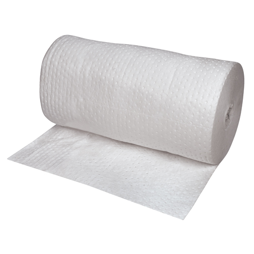 Feuilles absorbantes lamin&eacute;es (SMS) de premi&egrave;re qualit&eacute;, Lourd, 150' lo x 30" la, Absorption 50 gal. NTL Industrial