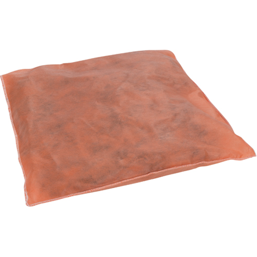 Sorbent Pillow, Hazmat, 18" L x 18" W, 45 gal. Absorbency/Pkg. NTL Industrial