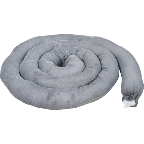 Sorbents Socks, Universal, 40 gal. Absorbancy, 3" W x 10' L, Pack of 10 NTL Industrial