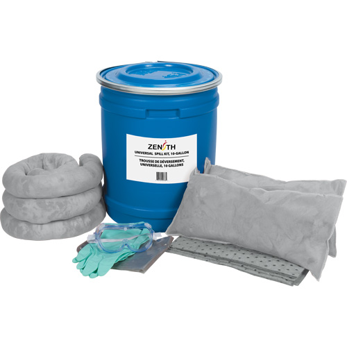 Premium Truck Spill Kit, Universal, Drum, 10 US gal. Absorbancy NTL Industrial