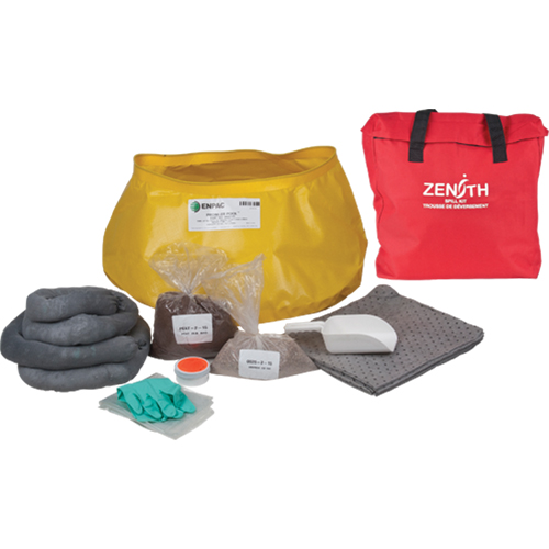 Western Canada Spill Kit, Universal, Bag, 17 US gal. Absorbancy NTL Industrial