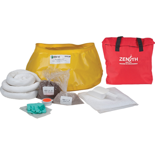 Western Canada Spill Kit, Oil Only, Bag, 17 US gal. Absorbancy NTL Industrial