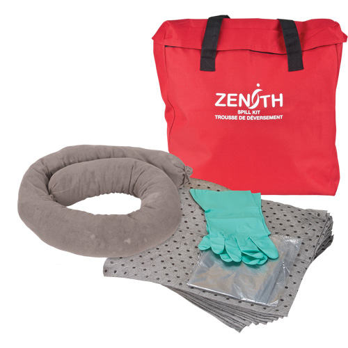 Trousse &eacute;conomique de lutte contre les d&eacute;versements, Universel, Sac, Absorbance de 5 gal. US NTL Industrial