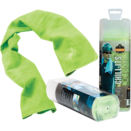 Serviettes de refroidissement 6602 Chill-Its, Lime haute visibilit&eacute; NTL Industrial