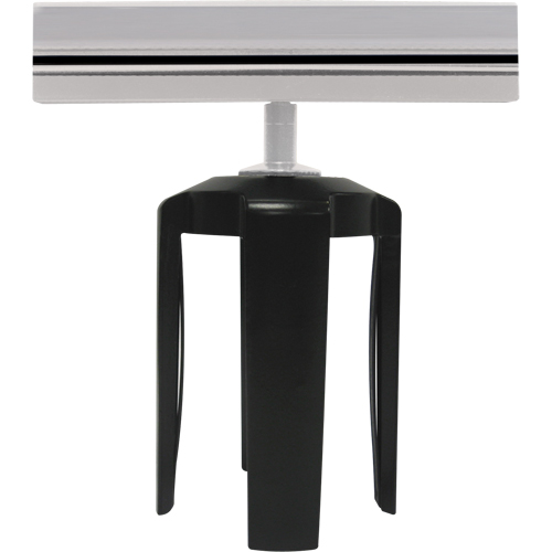 Tensabarrier&reg; Sign Bracket with Adapter, Black NTL Industrial