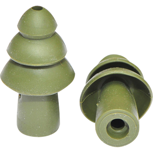Embouts de rechange pour bouchons d'oreilles BattlePlugs, Sans cordon, Vrac - Sac en poly, 24 dB NRR, Moyen NTL Industrial
