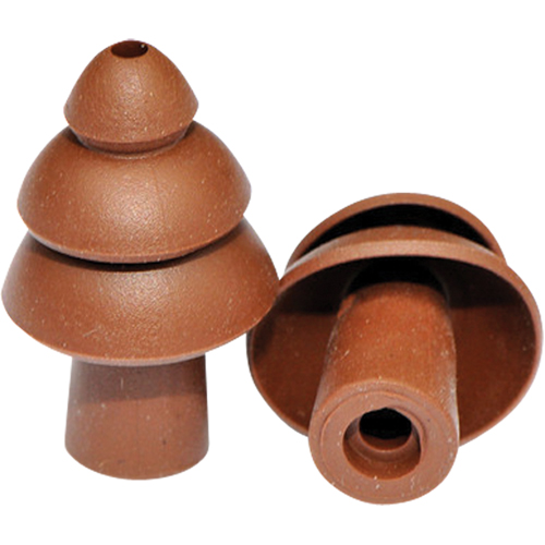 Embouts de rechange pour bouchons d'oreilles BattlePlugs, Sans cordon, Vrac - Sac en poly, 24 dB NRR, Grand NTL Industrial