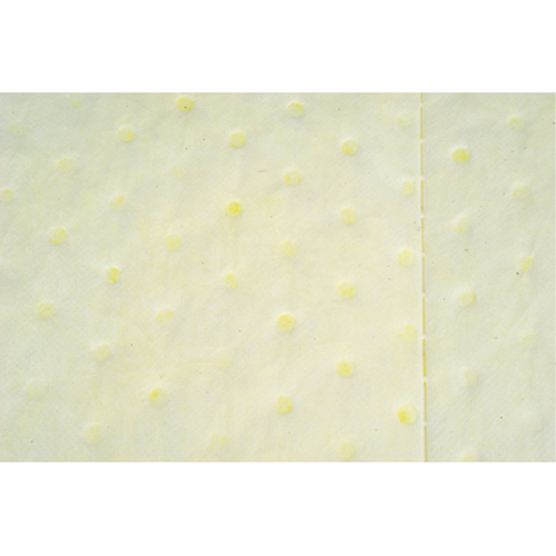 Feuilles absorbantes lamin&eacute;es (SMS) de premi&egrave;re qualit&eacute;, Mati&egrave;res dangereuses, 15" x 17", 30 gal. d'absorption NTL Industrial
