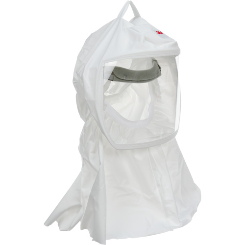 Cagoule Versaflo de haute durabilit&eacute; avec coiffe int&eacute;gr&eacute;e, Grand/Moyen, Coiffe souple, Bavette Simple NTL Industrial