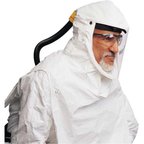 Cagoule Primair de s&eacute;rie 100 compl&egrave;te avec col, Universel, Coiffe souple, Bavette Simple NTL Industrial