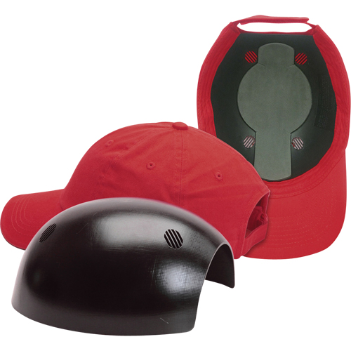 ERB Baseball Bump Cap, Red NTL Industrial