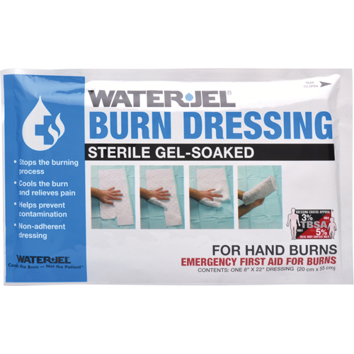Water Jel&reg; Burn Dressings, 8" x 22", Class 2 NTL Industrial