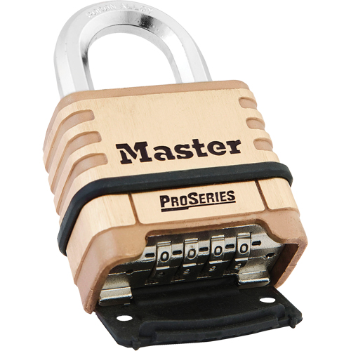 Cadenas &agrave; combinaison ProSeries, Laiton, Laiton massif, Largeur de 2-1/4" NTL Industrial