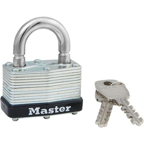 Cadenas lamin&eacute;, Argent, Cl&eacute;s identiques, Acier lamin&eacute;, Largeur de 1-3/4" NTL Industrial