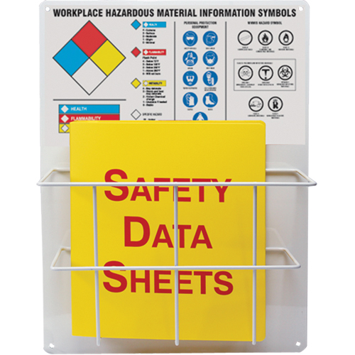 Haz-Mat Basket Style Centre Boards, English, Binders Included NTL Industrial