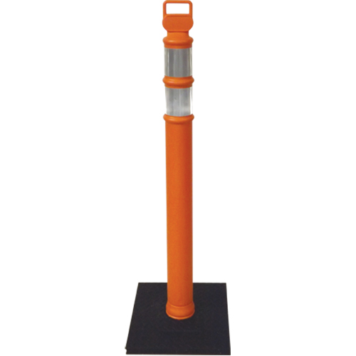 Poteaux d&eacute;lin&eacute;ateurs Ez-Grab, 42" h, Orange NTL Industrial