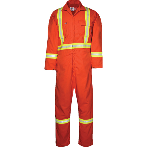 Westex UltraSoft&reg; Unlined Coveralls, Large, Orange NTL Industrial