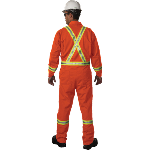 Westex UltraSoft&reg; Unlined Coveralls, Large, Orange NTL Industrial