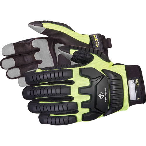Clutch Gear&reg; Impact-Resistant Mechanic's Gloves, PVC Palm, Size Small NTL Industrial
